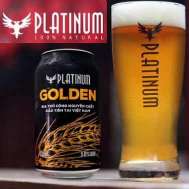 Bia Platinum Golden Việt Nam