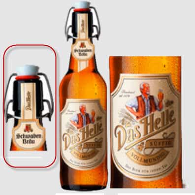 Bia Đức Das Helle Schwaben Bräu chai 500 ml