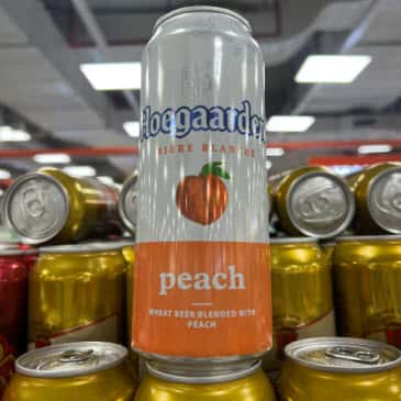 Bia Hoegaarden peach