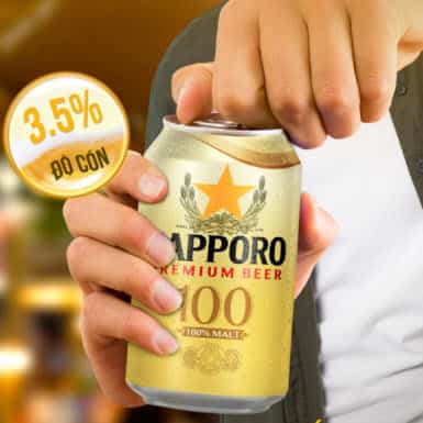 Bia Sapporo 100