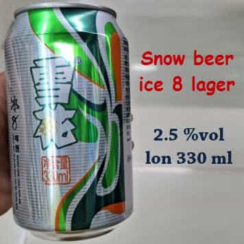 Bia Snow Ice 8 Lager