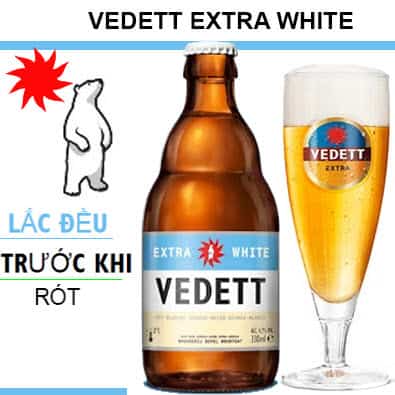 Bia vedett extra white chai 330 ml