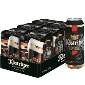 Bia Kostritzer Schwarzbier – lon 500ml