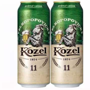 Bia con dê Kozel xanh