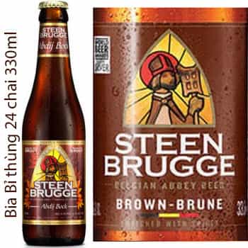 Bia nâu Bỉ Steenbrugge Brown- Brune