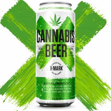 X mark Cannabis Beer