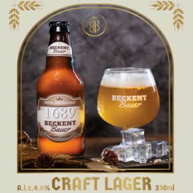 Bia 1689 Beckent Bauer Craft lager 330 ml