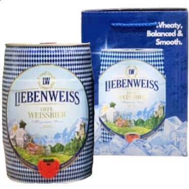 Bia Liebenweiss Hefe Weissbier 5 lít